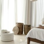 Sevil Layered Boucle Pouf Ottoman