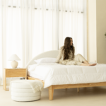 Sevil Layered Boucle Pouf Ottoman