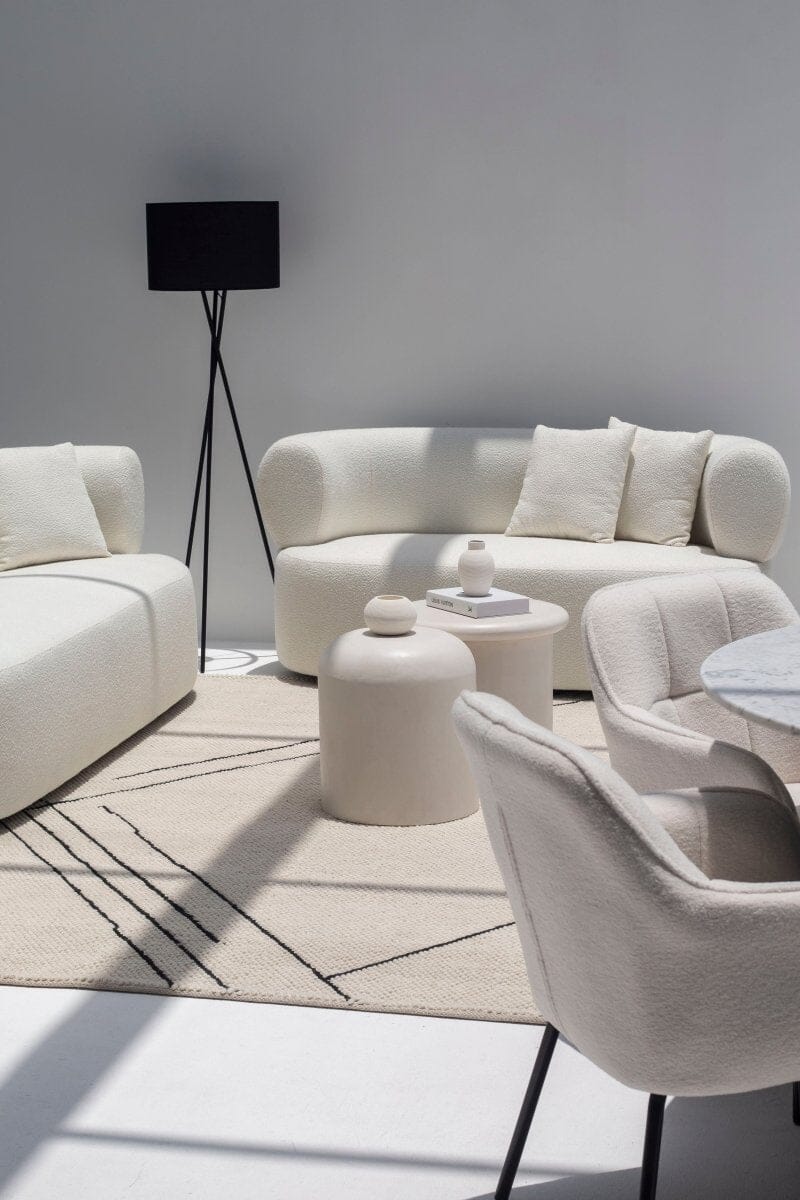 Aliki Off White Microconcrete Coffee Table (Set of 2) - Image 3