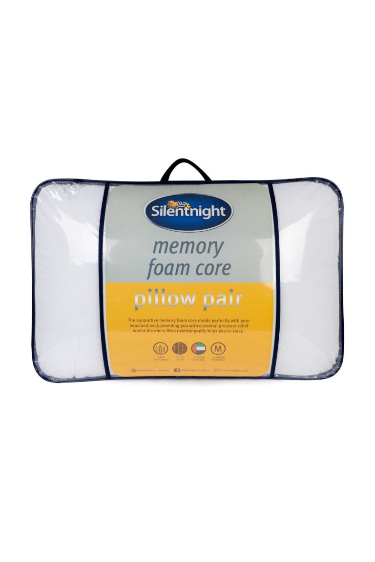 Silentnight Memory Foam Core Pillow Pair