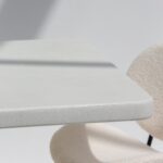 Santorini Off White Microconcrete Dining Table