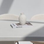 Santorini Off White Microconcrete Dining Table