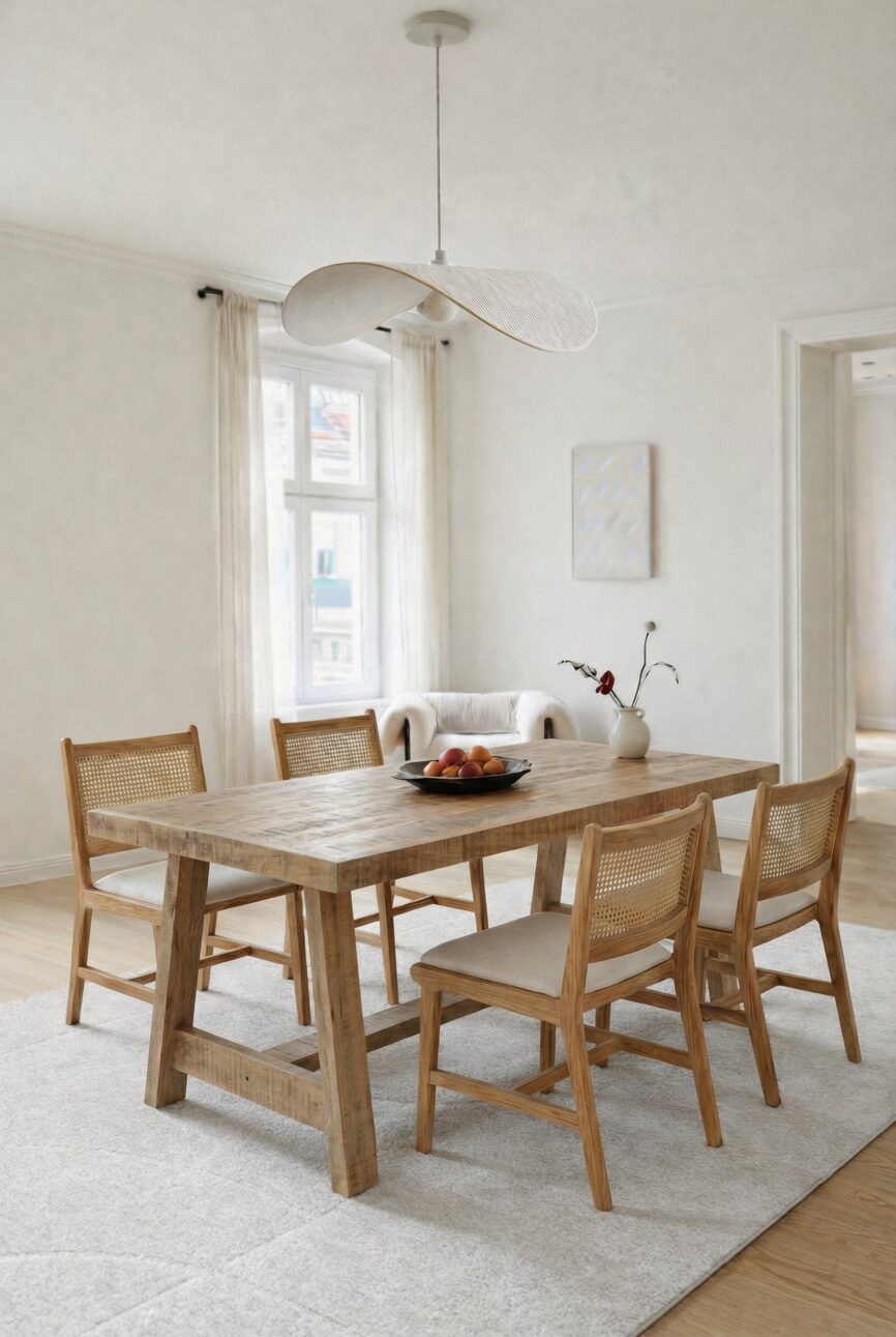 Irene Mango Wood Dining Table