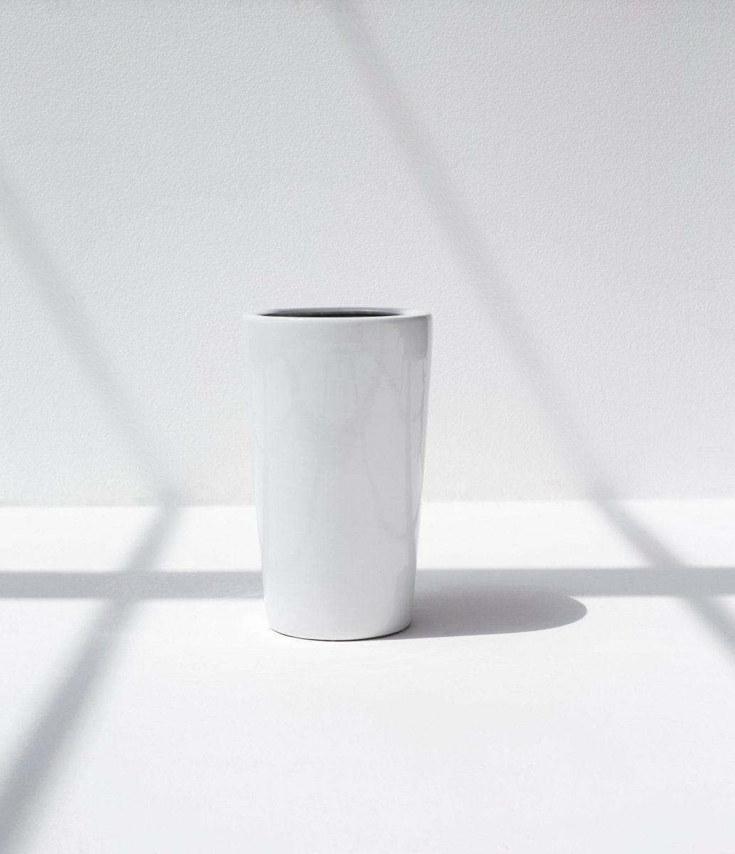 White Ceramic Pot - Image 3