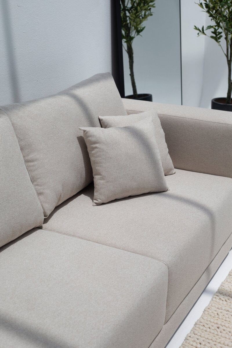 Mihaela Beige 2 Seater Sofa - Image 6