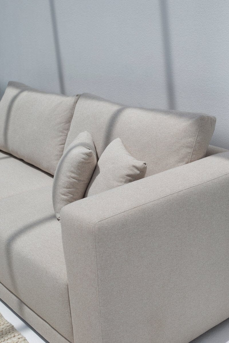 Mihaela Beige 2 Seater Sofa - Image 8