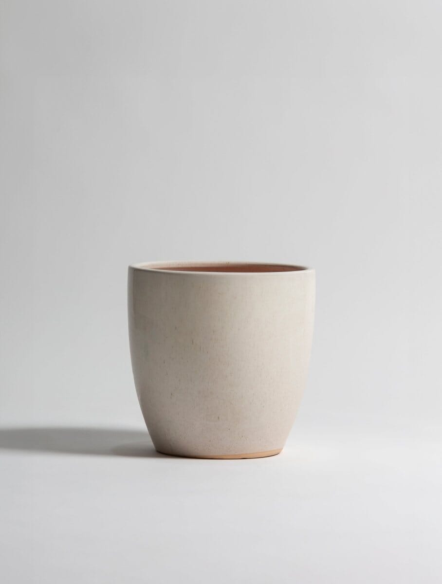 Bliss Beige Ceramic Pot - Image 3