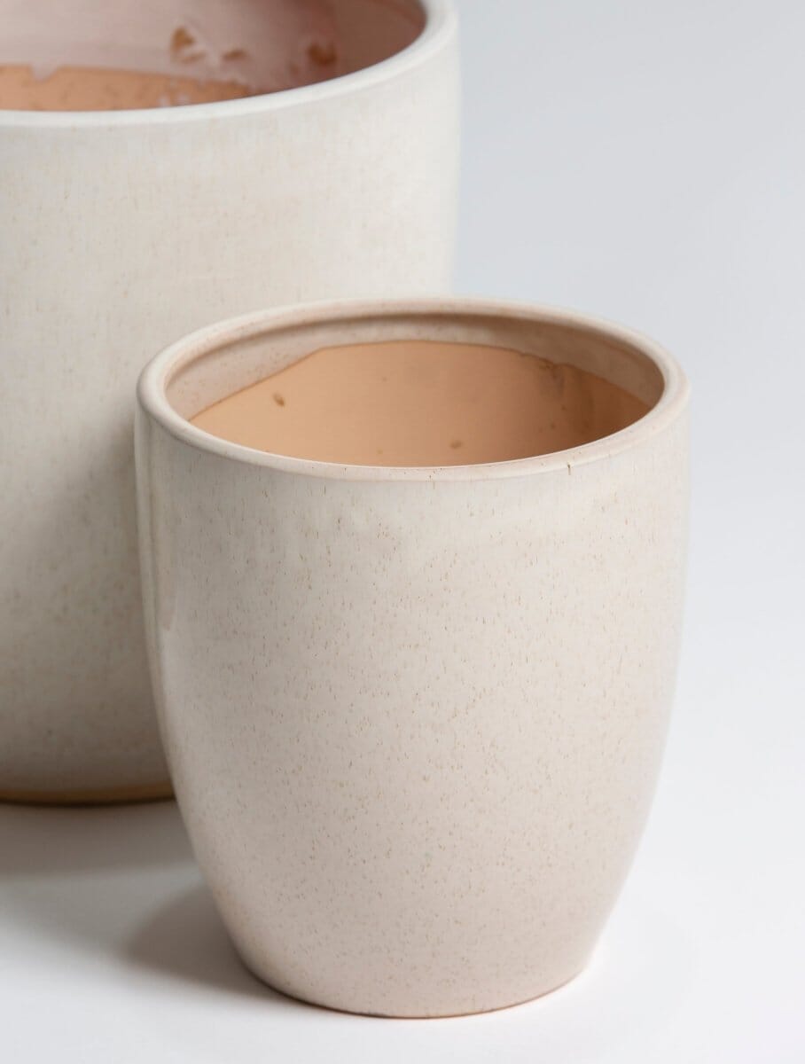 Bliss Beige Ceramic Pot - Image 4