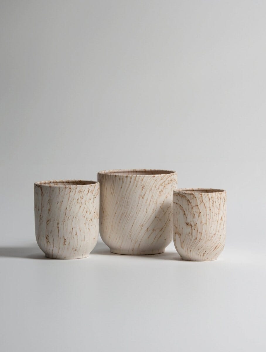Desert Crackle Ceramic Pot