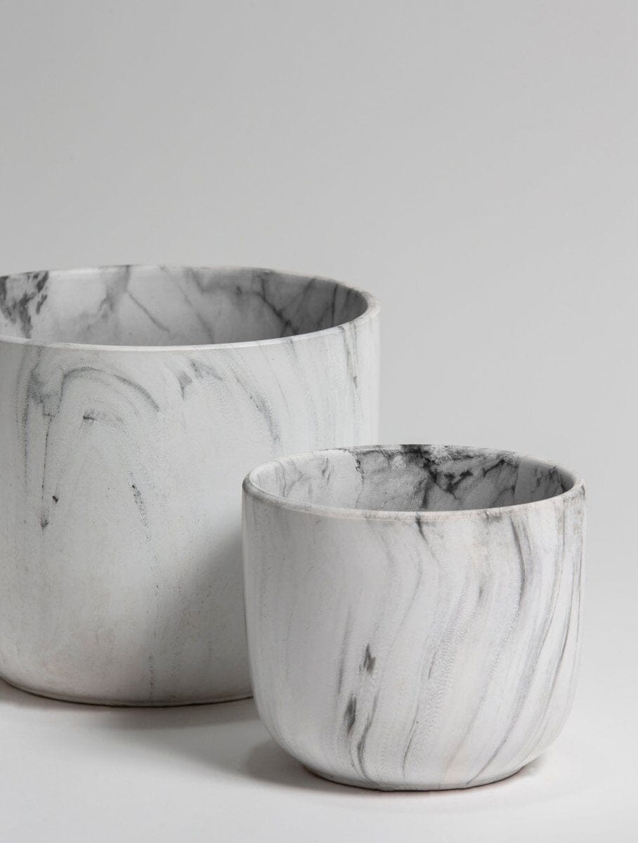 Moonlit Marble Ceramic Pot - Image 2