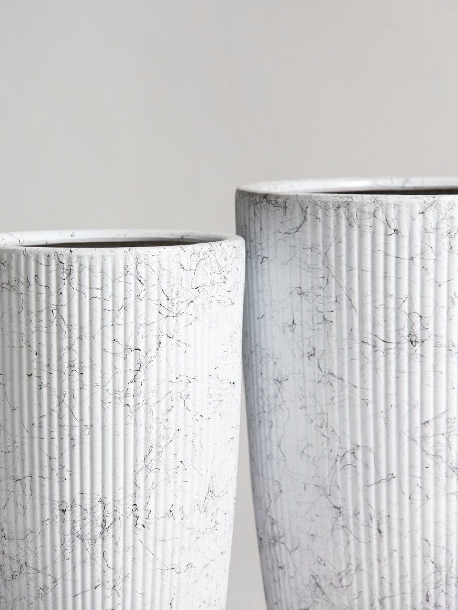 Gilded Groove Ceramic Pot II - Image 3