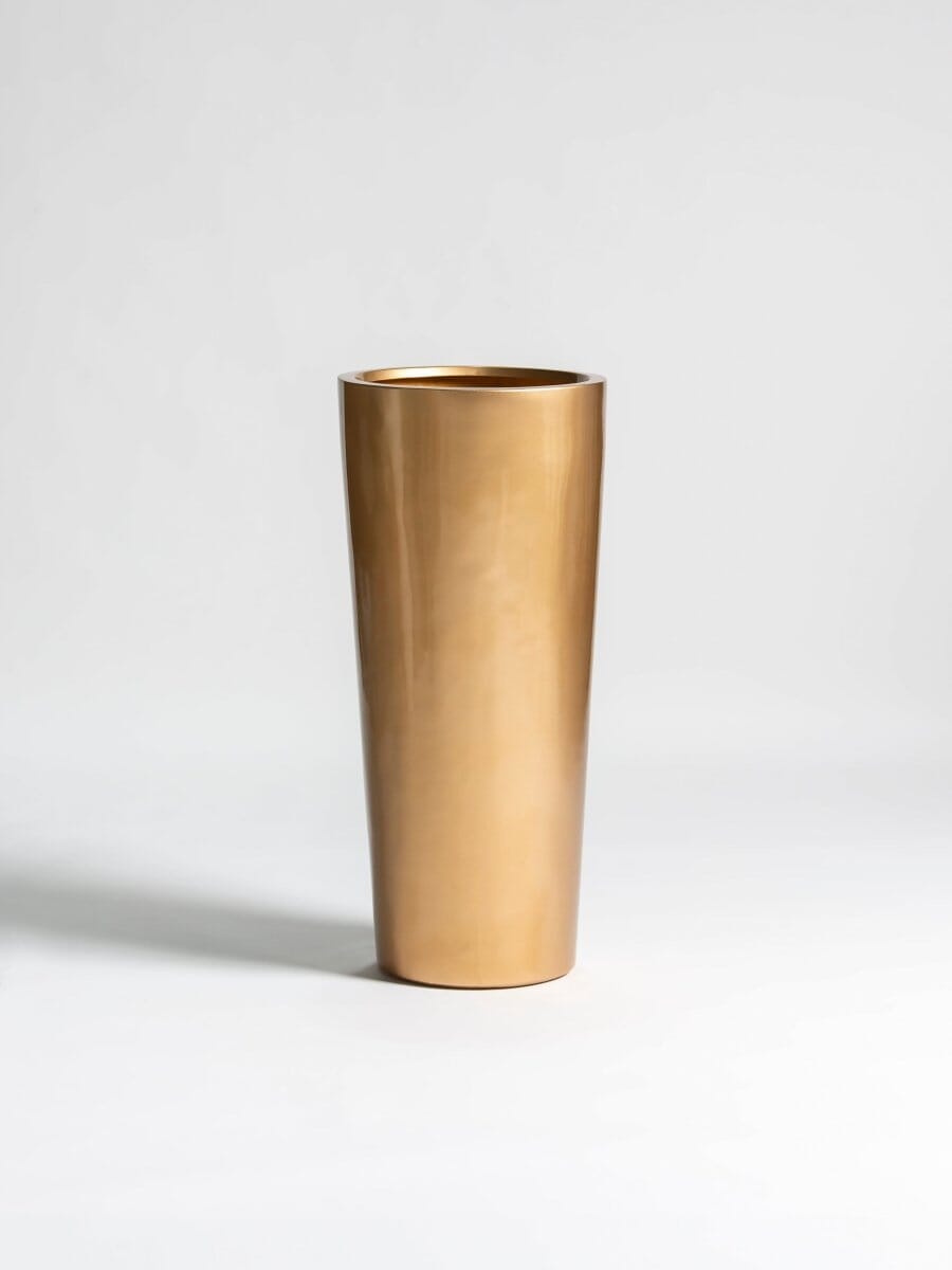 Majestic Gold Fiber Glass Pot - Image 2