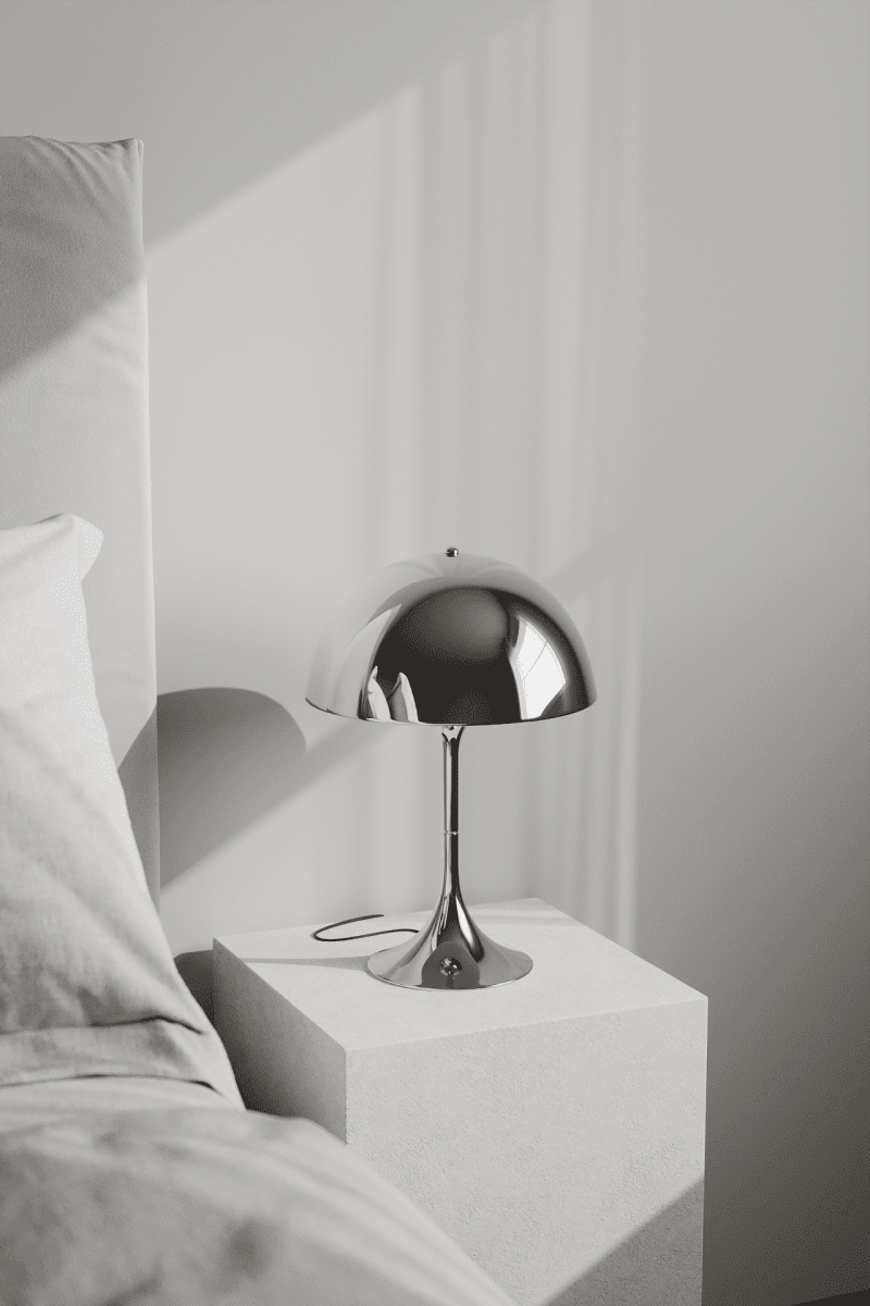 Halo Dome Silver Table Lamp - Image 2