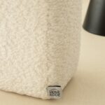 Bram Off White Boucle Arch Bench