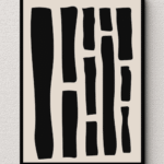 Abstract Pillars Wall Art