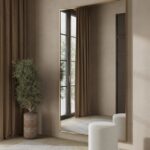 Zara Full Length Gold Rectangular Mirror