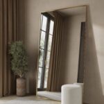 Zara Full Length Gold Rectangular Mirror