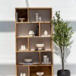 Adele Wooden Display Shelves Unit