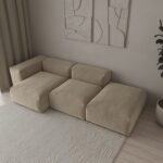 Karina Champagne Beige Modular Sofa