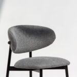 Alto Charcoal Upholstered Bar Stool