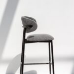 Alto Charcoal Upholstered Bar Stool