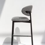 Alto Charcoal Upholstered Bar Stool