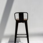 Stanley Black Frame Bar Stool