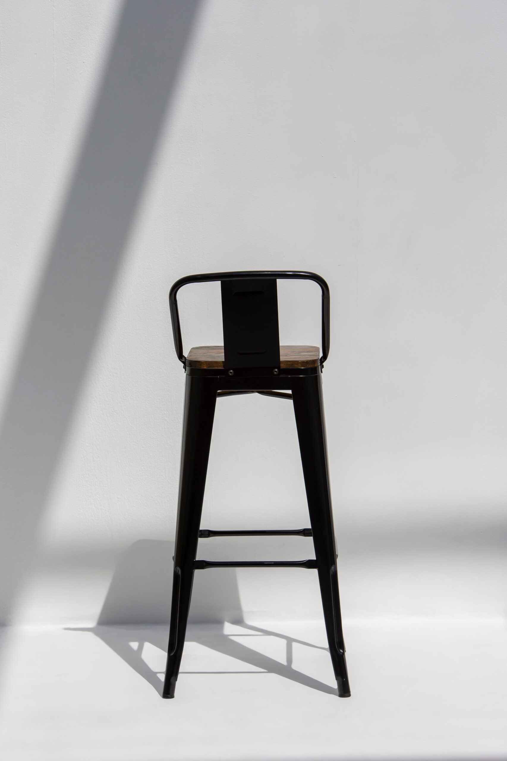 Stanley Black Frame Bar Stool - Image 4