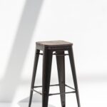 Sterling Black Frame Bar Stool