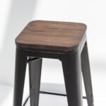 Sterling Black Frame Bar Stool