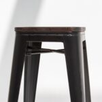 Sterling Black Frame Bar Stool