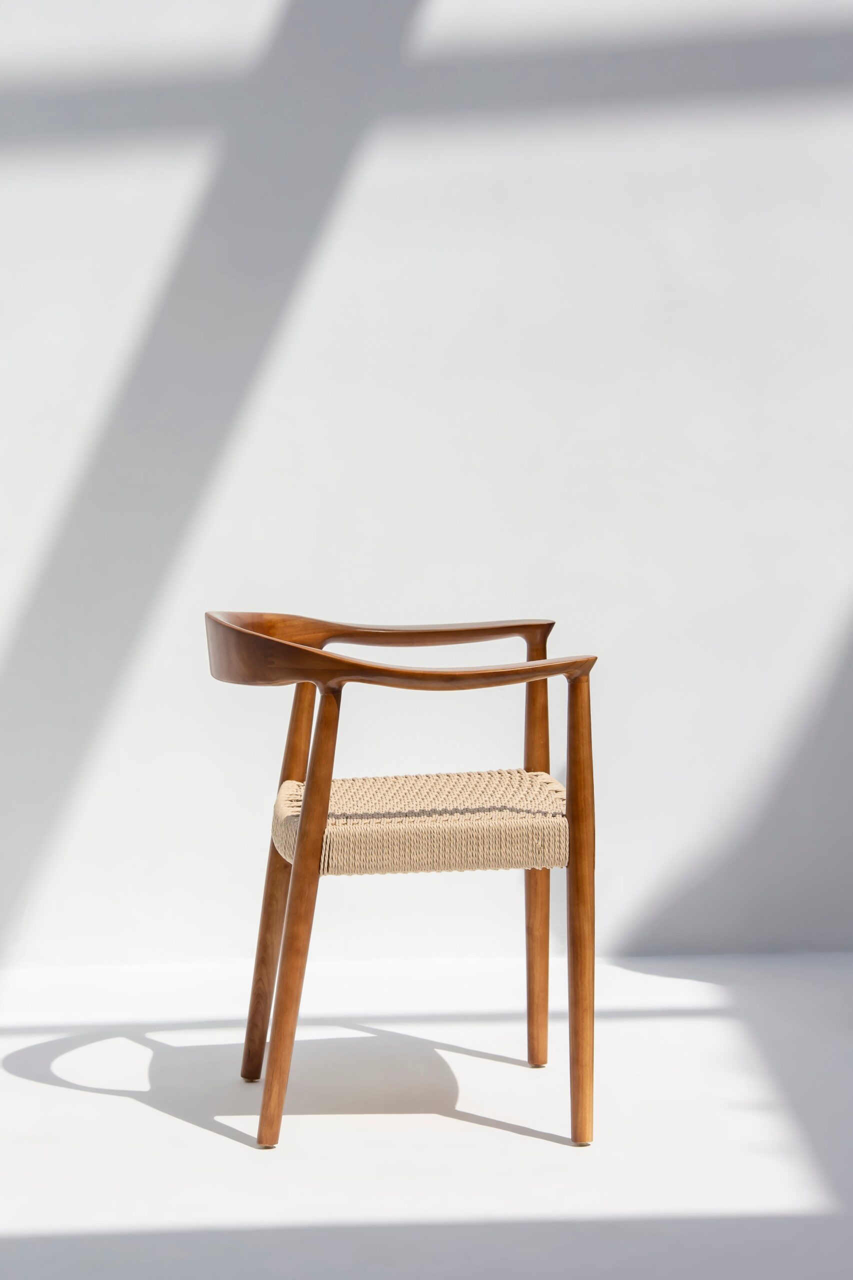 Grazia Dark Rubberwood Dining Chair - Image 7
