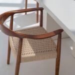 Grazia Dark Rubberwood Dining Chair