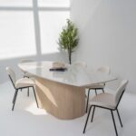 Ella Palissandro Pink Marble Dining Table