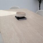 Marta Travertine Dining Table
