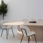 Marta Travertine Dining Table