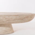 Vista Travertine Finish Concrete Coffee Table