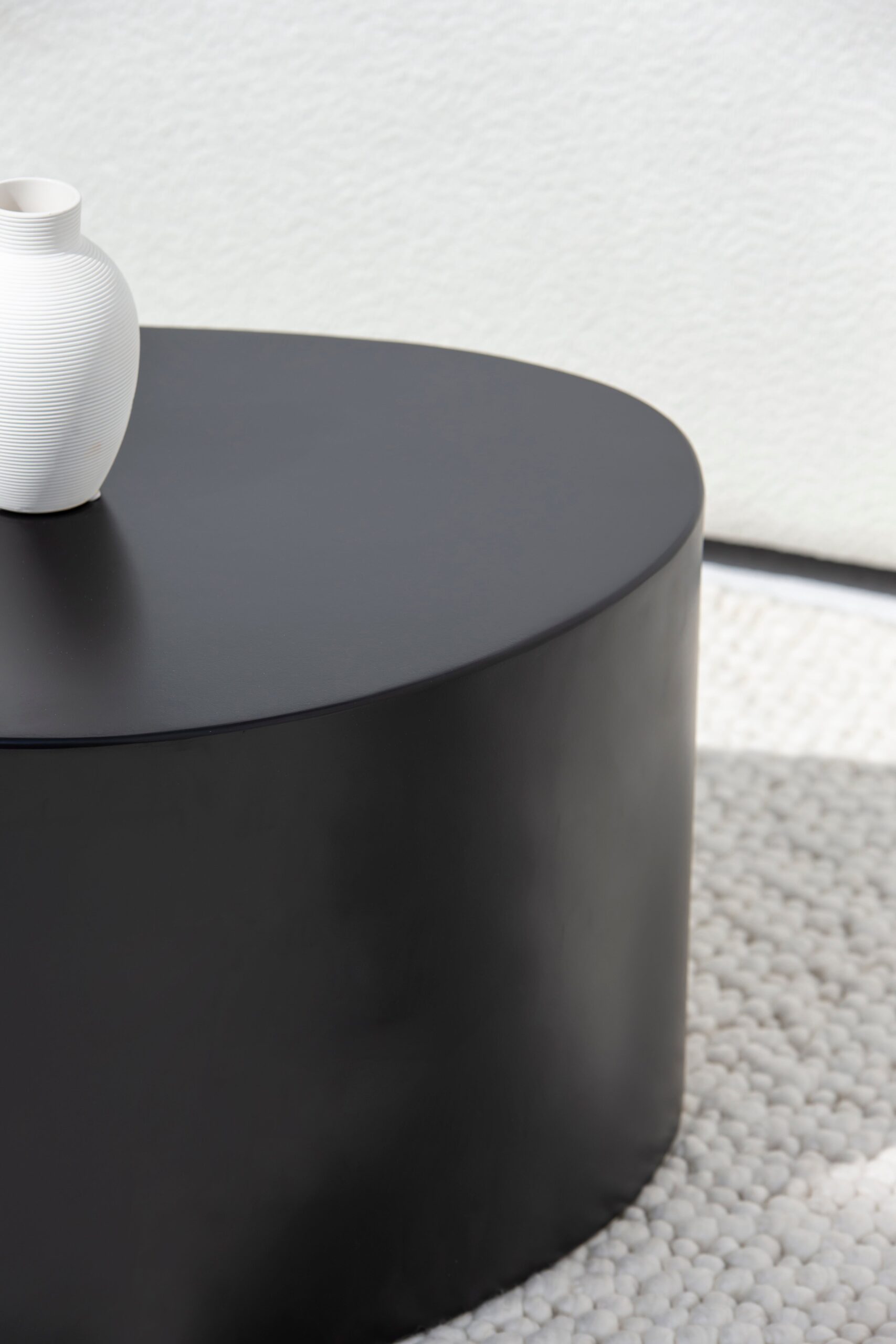 Marina Black Concrete Coffee Table - Image 2
