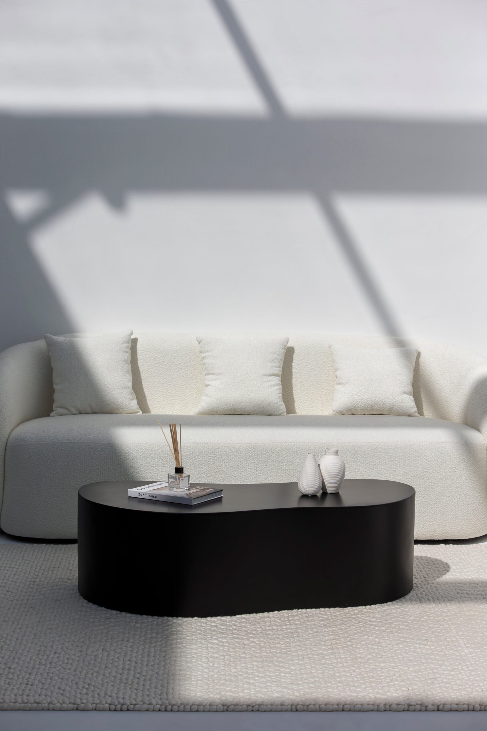 Marina Black Concrete Coffee Table - Image 5
