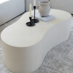 Marina Off White Concrete Coffee Table