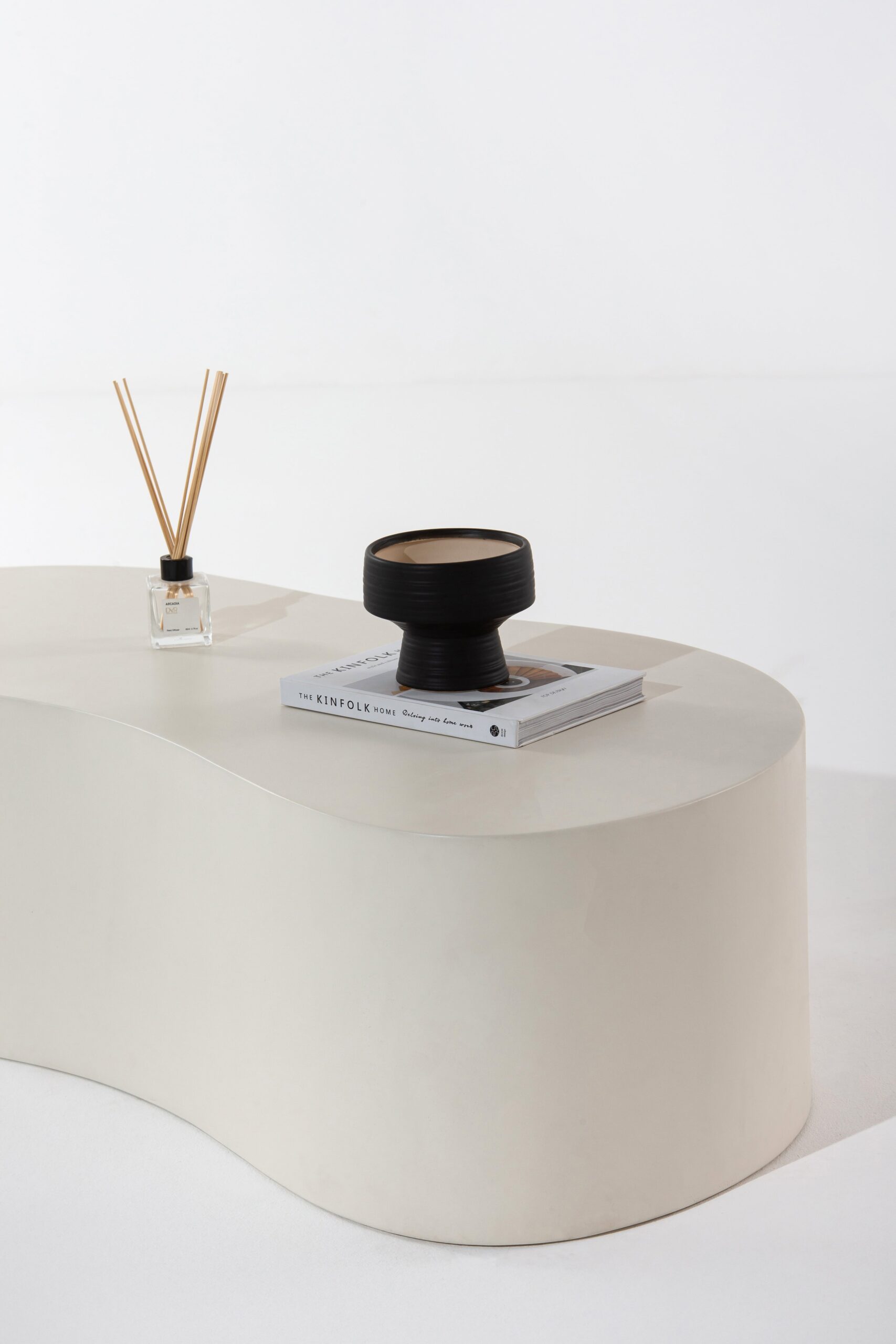 Marina Off White Concrete Coffee Table - Image 2