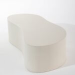 Marina Off White Concrete Coffee Table