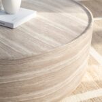 Alto Travertine Finish Concrete Coffee Table