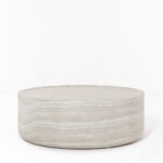 Alto Travertine Finish Concrete Coffee Table