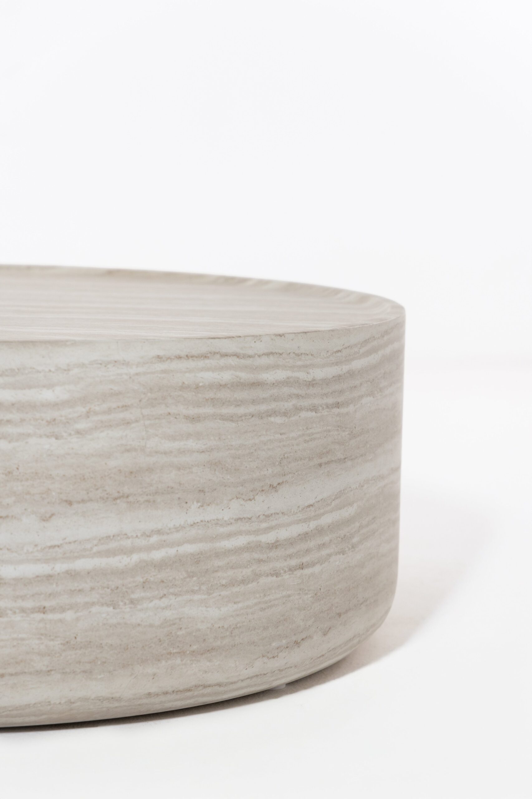 Alto Travertine Finish Concrete Coffee Table - Image 10