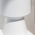 Alpina Off White Concrete Side Table