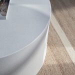 Riviera White Concrete Coffee Table