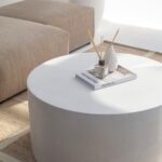 Riviera White Concrete Coffee Table