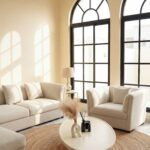 Vista Cream Concrete Coffee Table