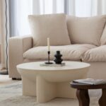 Morrison Cream Concrete Coffee Table